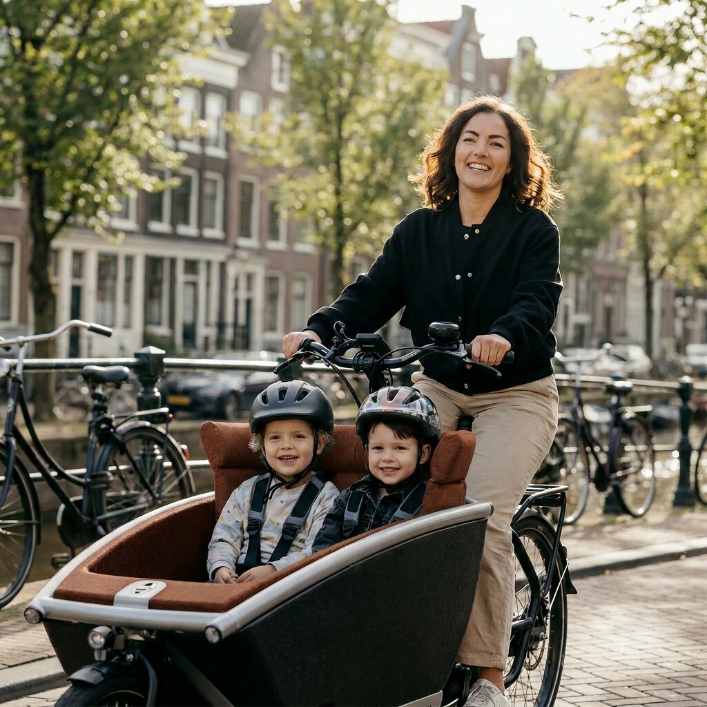 Bakfietskussen voor Dolly in premium outdoorstof