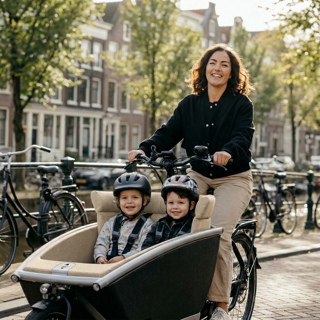 Bakfietskussen voor Bakfiets.nl / Cargobike in premium outdoorstof